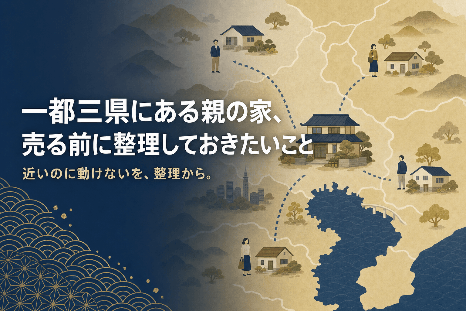一都三県にある親の家、今の状況から整理しておきたいこと|親の家これから相談室
